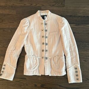 Marc Jacobs ruffled utility blazer, size 4